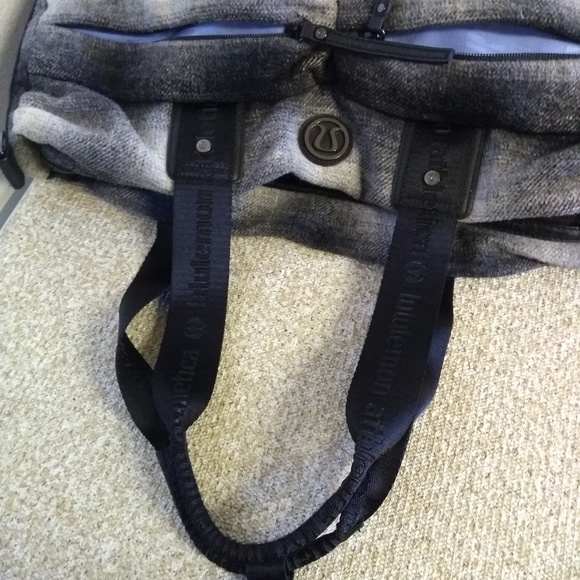 Lululemon Black Gray Wool Bag - Picture 8 of 8
